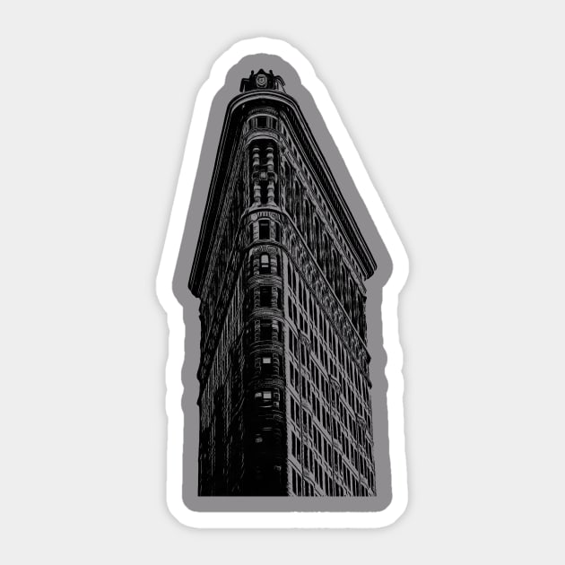 Flat Iron Building NYC Sticker by DogfordStudios